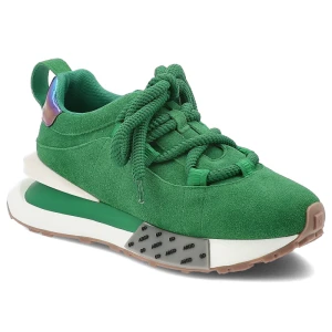 Zielone Sneakersy Artiker Modne Obuwie Damskie