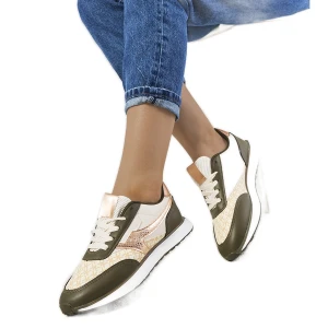 Zielone sneakersy damskie Chiara Inna marka