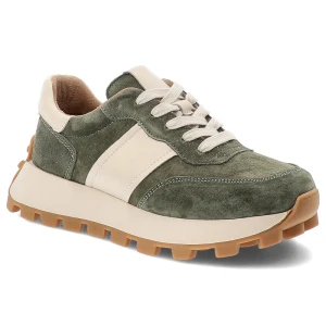 Zielone Sneakersy Filippo Modne Obuwie Damskie