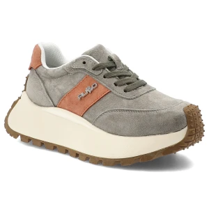 Zielone Sneakersy Filippo Obuwie Damskie Na Solidnej Podeszwie