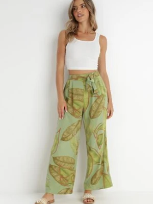 Zielone Spodnie Grady rosa