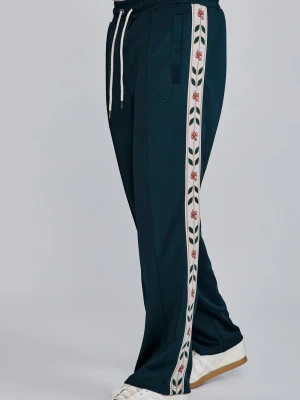 Zielone spodnie męskie track pants SikSilk