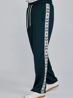 Zielone spodnie męskie track pants SikSilk