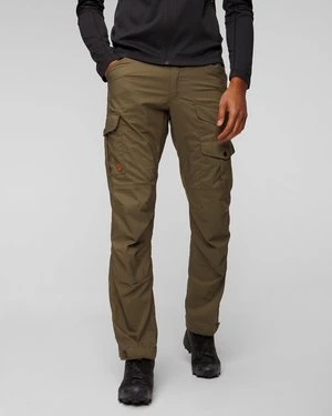 Zielone spodnie trekkingowe męskie Fjallraven Vidda Pro Lite Trousers M