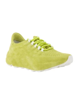 Zielone Suede Sneakers Matrix DEL Carlo