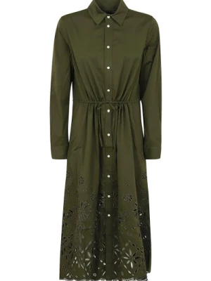Zielone Sukienki Ss24 Odzież Damska Ralph Lauren