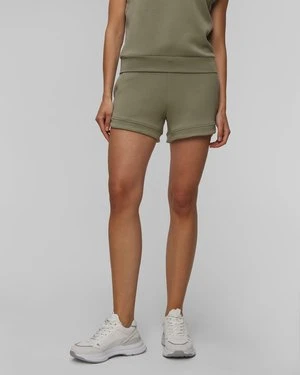 Zielone Szorty Dresowe Damskie Varley Ollie High Rise Short 3.5