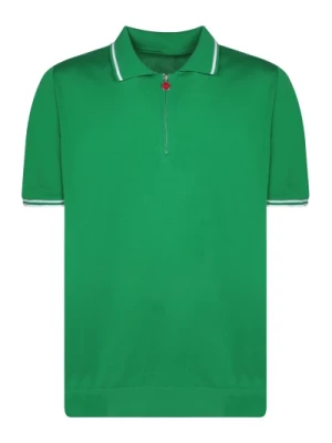 Zielone T-shirty Pola dla mężczyzn Kiton