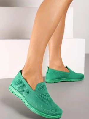 Zielone Tenisówki Dubost