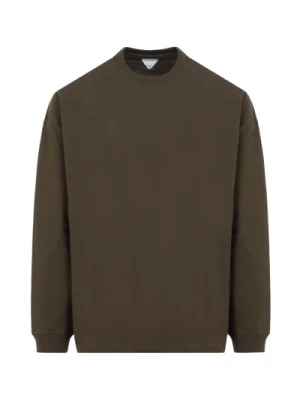 Zielony Crewneck Sweatshirt Ss24 Bottega Veneta