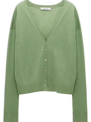 Zielony Delicate Statements Cardigan Dorothee Schumacher