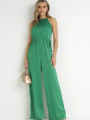 Zielony Kombinezon na Cienkich Ramiączkach Agnella jus de pom