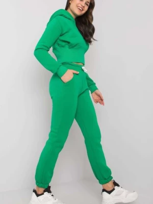 Zielony komplet dresowy ze spodniami Ambretta Ex Moda