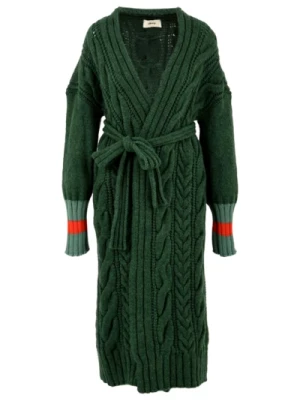 Zielony Płaszcz dla Kobiet Akep