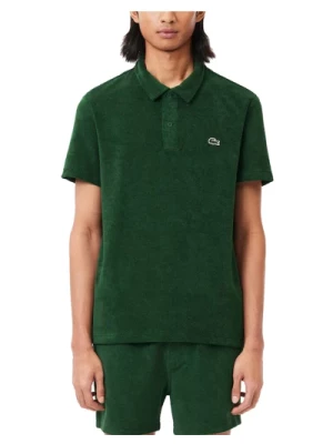 Zielony Polo Shirt Klasyczny Styl Lacoste