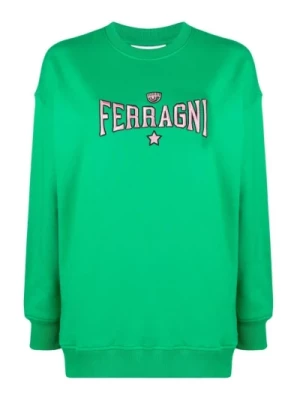 Zielony Sweter Chiara Ferragni Collection