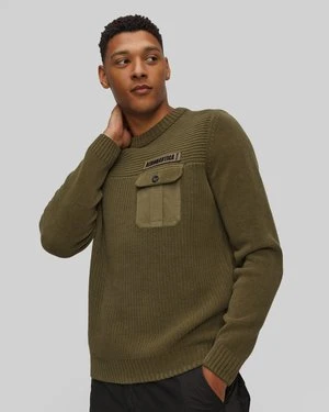 Zielony sweter męski Aeronautica Militare
