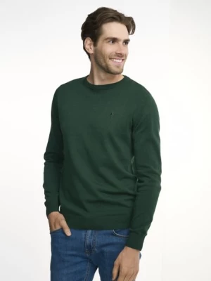 Zielony sweter męski basic OCHNIK