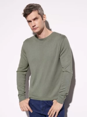 Zielony sweter męski OCHNIK