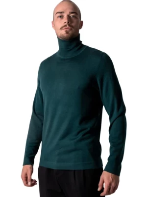 Zielony Sweter z Golfem Joey Drykorn
