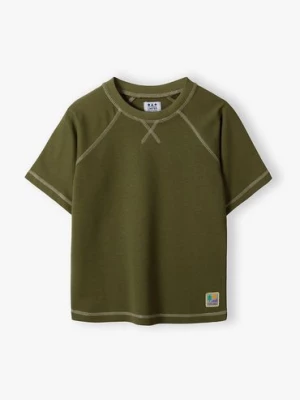 Zielony t-shirt chłopięcyc - khaki - Limited Edition