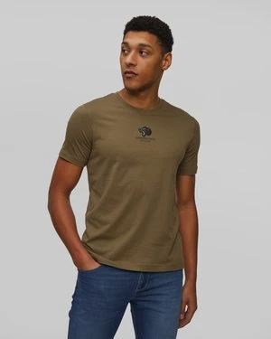 Zielony T-shirt Męski Aeronautica Militare