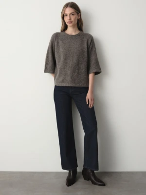 Ziemisty sweter oversize Greenpoint brązowy