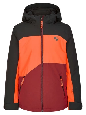 Ziener Kurtka narciarska "Anderl" w kolorze pomarańczowo-czarno-bordowym rozmiar: 104