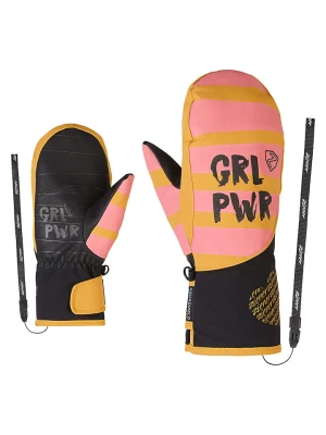 Ziener Rękawice narciarskie "Liwani" w kolorze pomarańczowym rozmiar: 3