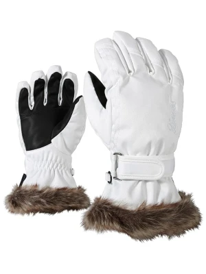 Ziener Rękawiczki funkcyjne "Lim" w kolorze białym rozmiar: 3,5