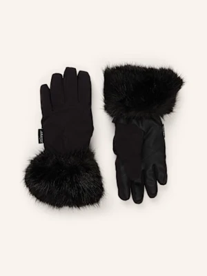 Ziener Rękawiczki Narciarskie Kwinz-Z Ze Sztucznym Futrem schwarz