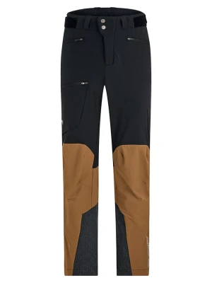 Ziener Spodnie funkcyjne "Nelius" w kolorze jasnobrązowo-czarnym rozmiar: 52