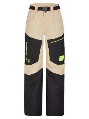 Ziener Spodnie narciarskie "Akando" w kolorze czarno-beżowym rozmiar: 176