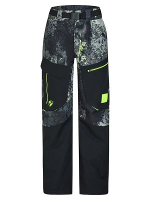 Ziener Spodnie narciarskie "Akando" w kolorze czarnym ze wzorem rozmiar: 164