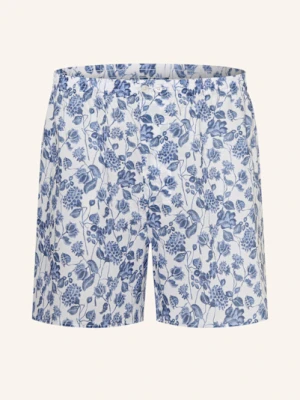 Zimmerli Bokserki Tkane Cotton Voile Print blau