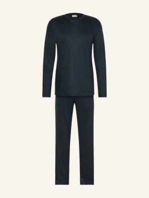 Zimmerli Koszulka Od Piżamy Sustainable Luxury blau GRANATOWY