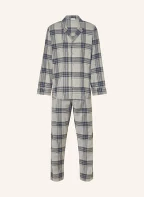 Zimmerli Piżama Cozy Flannel Z Flaneli grau