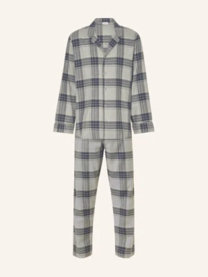 Zimmerli Piżama Cozy Flannel Z Flaneli grau