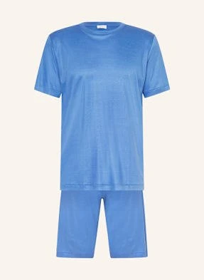 Zimmerli Piżama Z Szortami Sustainable Luxury blau