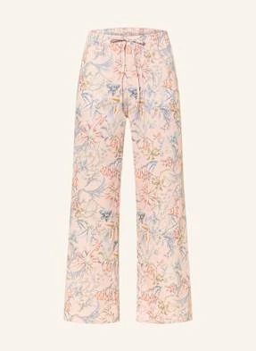Zimmerli Spodnie Od Piżamy Cotton Sateen Print rosa