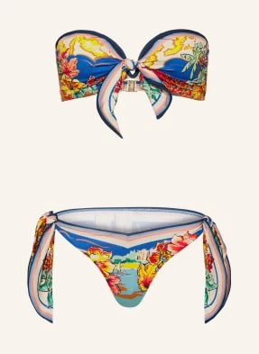 Zimmermann Bikini Bandeau Alight blau