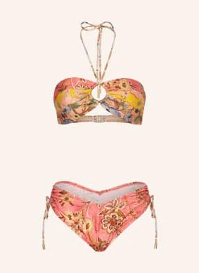 Zimmermann Bikini Bandeau Junie gelb