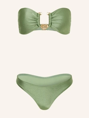 Zimmermann Bikini Bandeau Rhiannon gruen