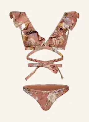 Zimmermann Bikini Bralette Tallow pink