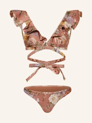 Zimmermann Bikini Bralette Tallow pink