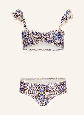 Zimmermann Bikini Bustier Wylie blau