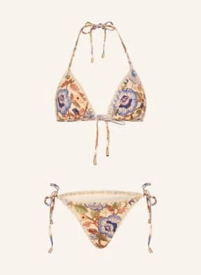 Zimmermann Bikini Trójkątne Junie Z Błyszczącą Przędzą blau