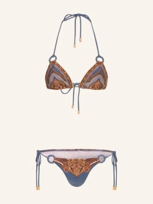 Zimmermann Bikini Trójkątne Mahon blau