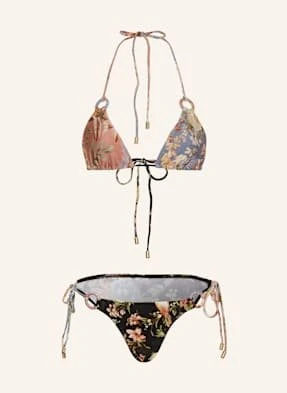 Zimmermann Bikini Trójkątne Tallow pink