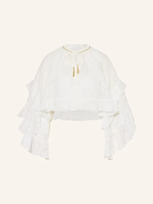 Zimmermann Bluzka Daylight Z Falbanami weiss